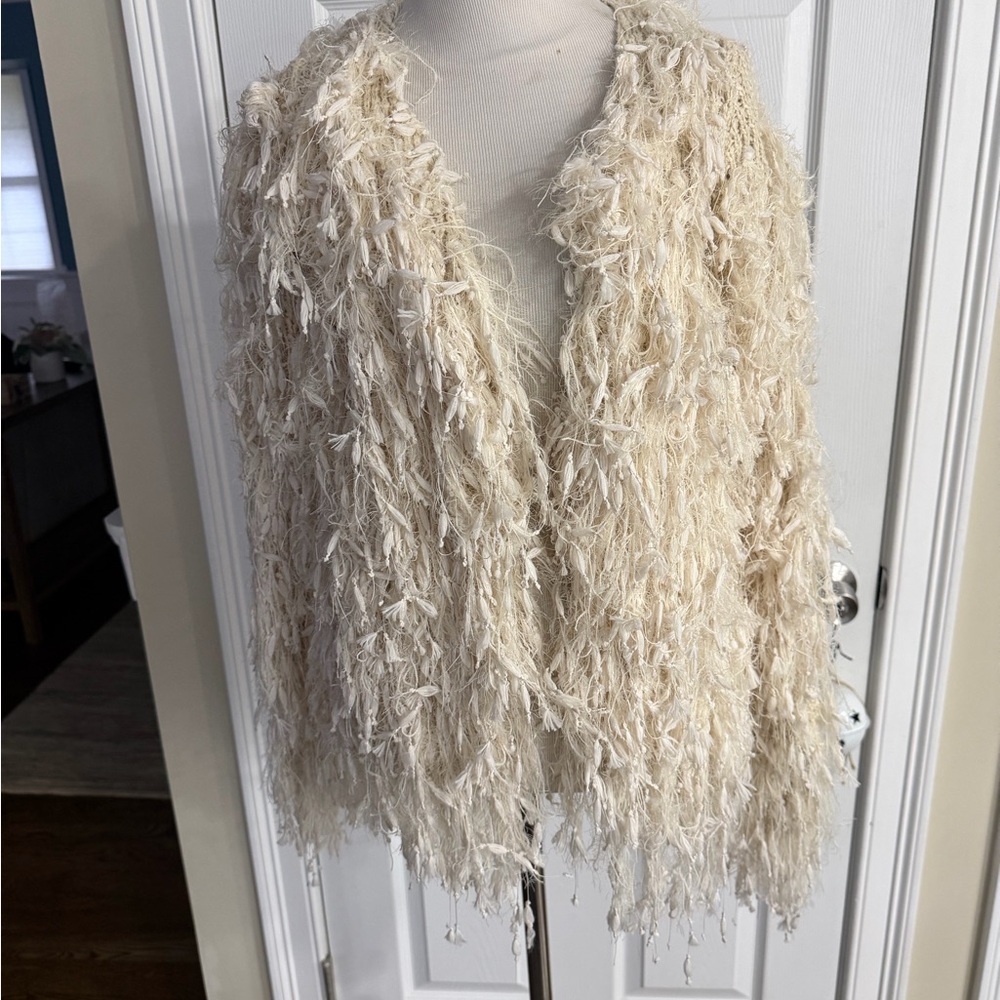 Cream Teddy Jacket